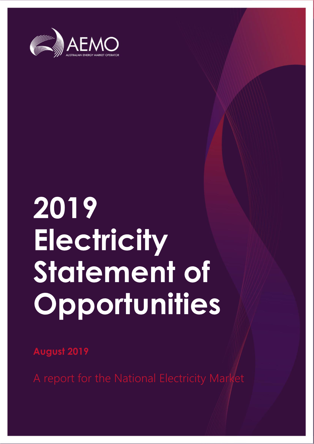 2019 Electricity Statement of Opportunities