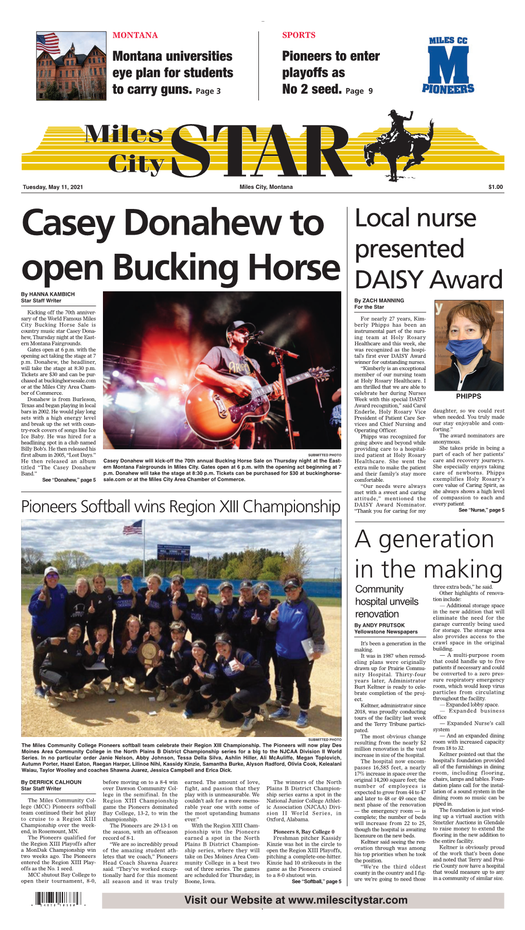 Casey Donahew to Open Bucking Horse