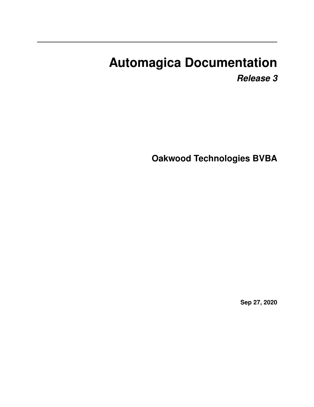 Automagica Documentation Release 3