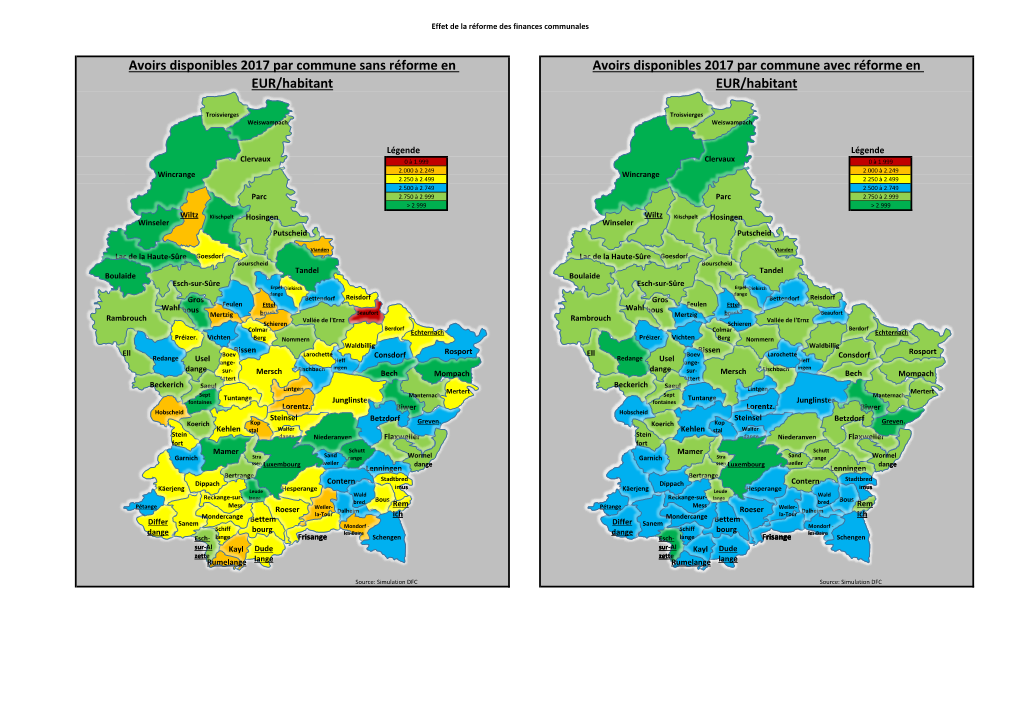 Avoirs Disponibles 2017 Par Commune Sans Réforme En EUR/Habitant