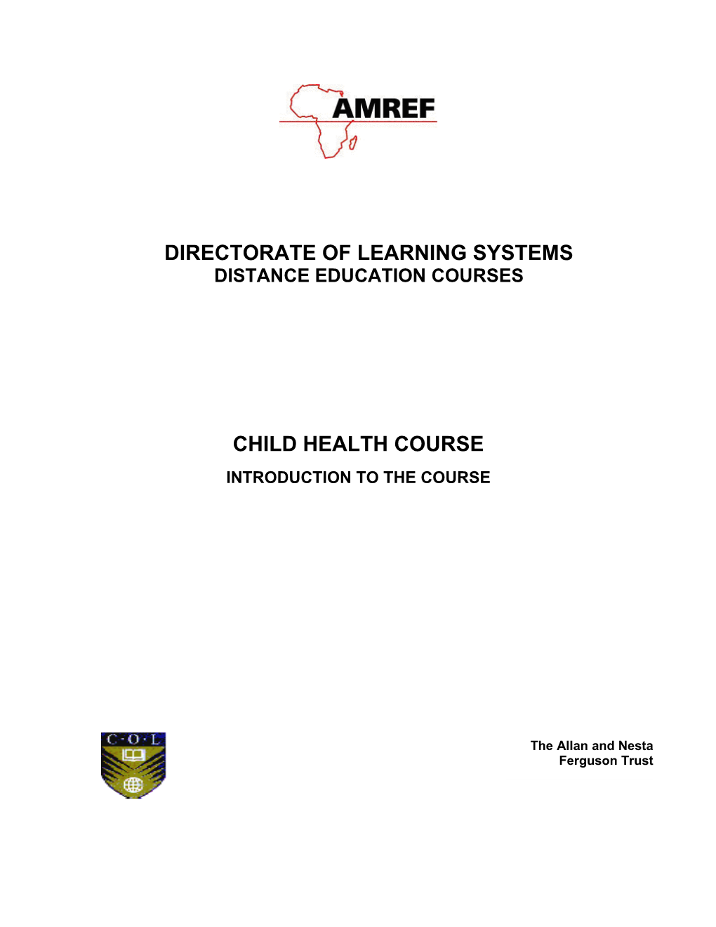 Introduction to Child Health Course