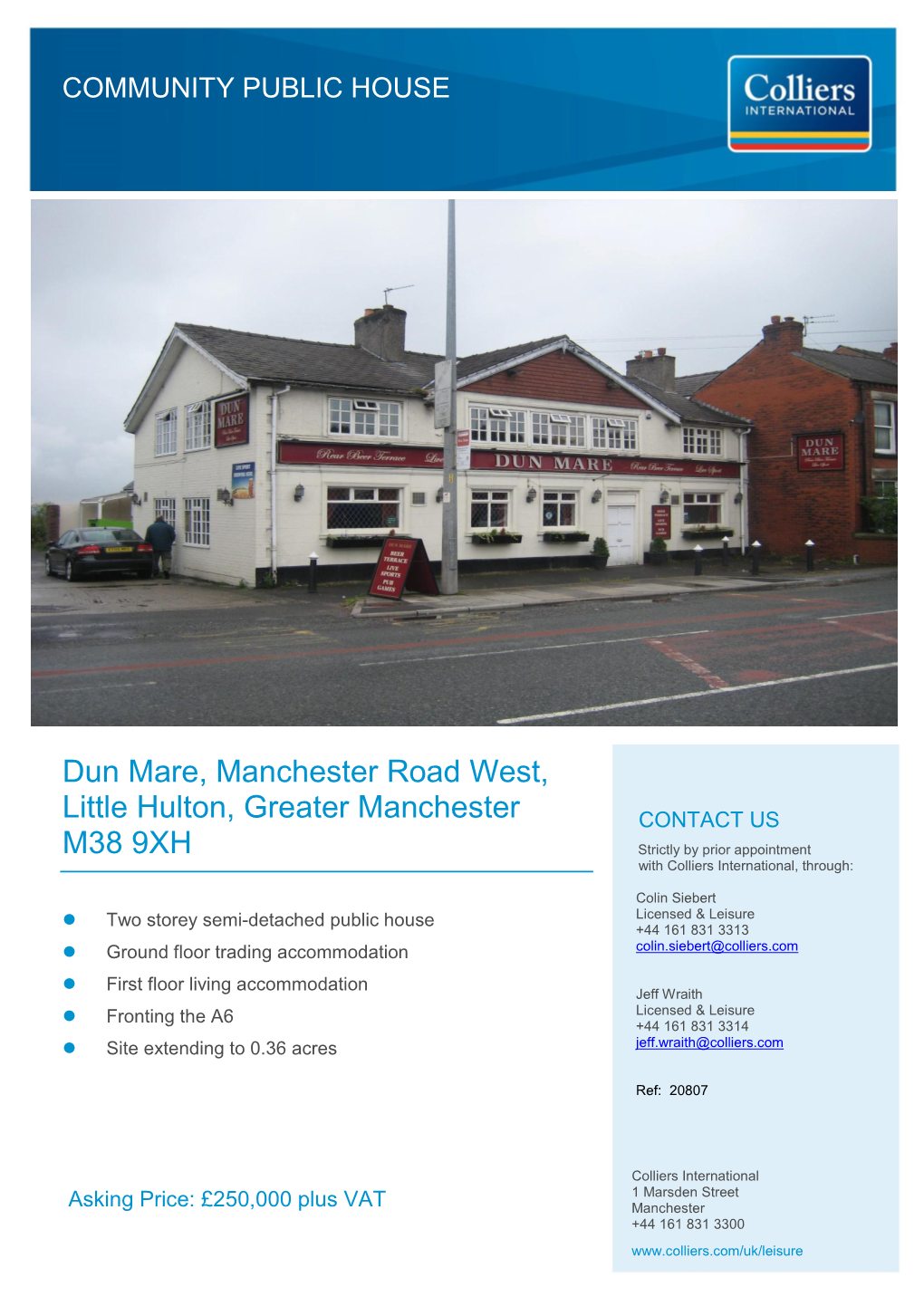 Dun Mare, Manchester Road West, Little Hulton, Greater Manchester