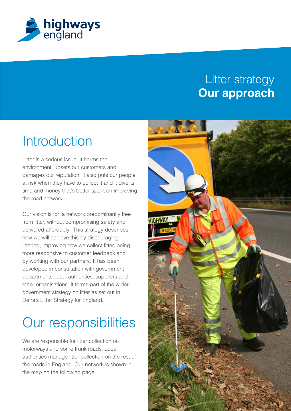 Highways England's Litter Strategy