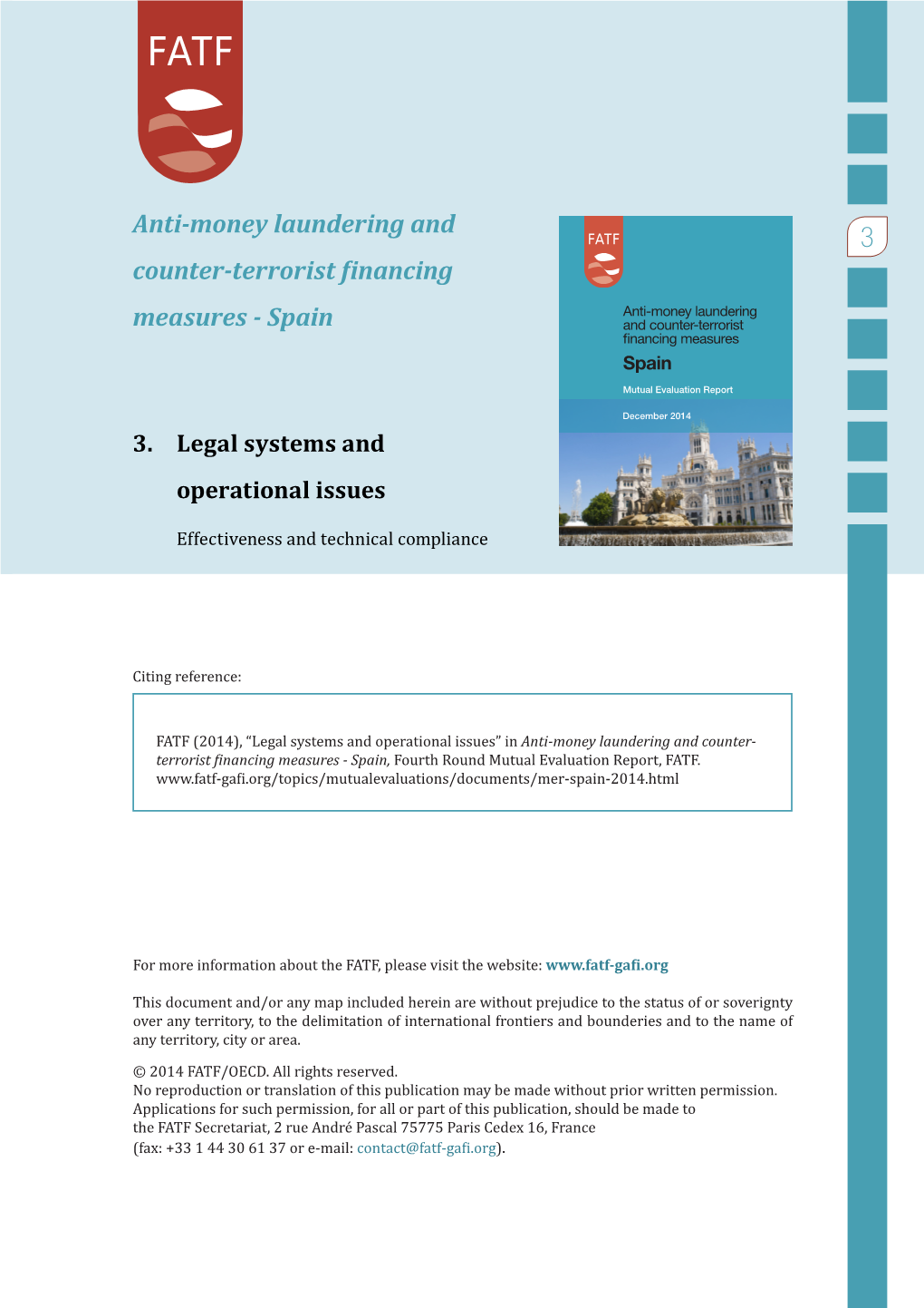 3. Legal Systems and Operational Issues