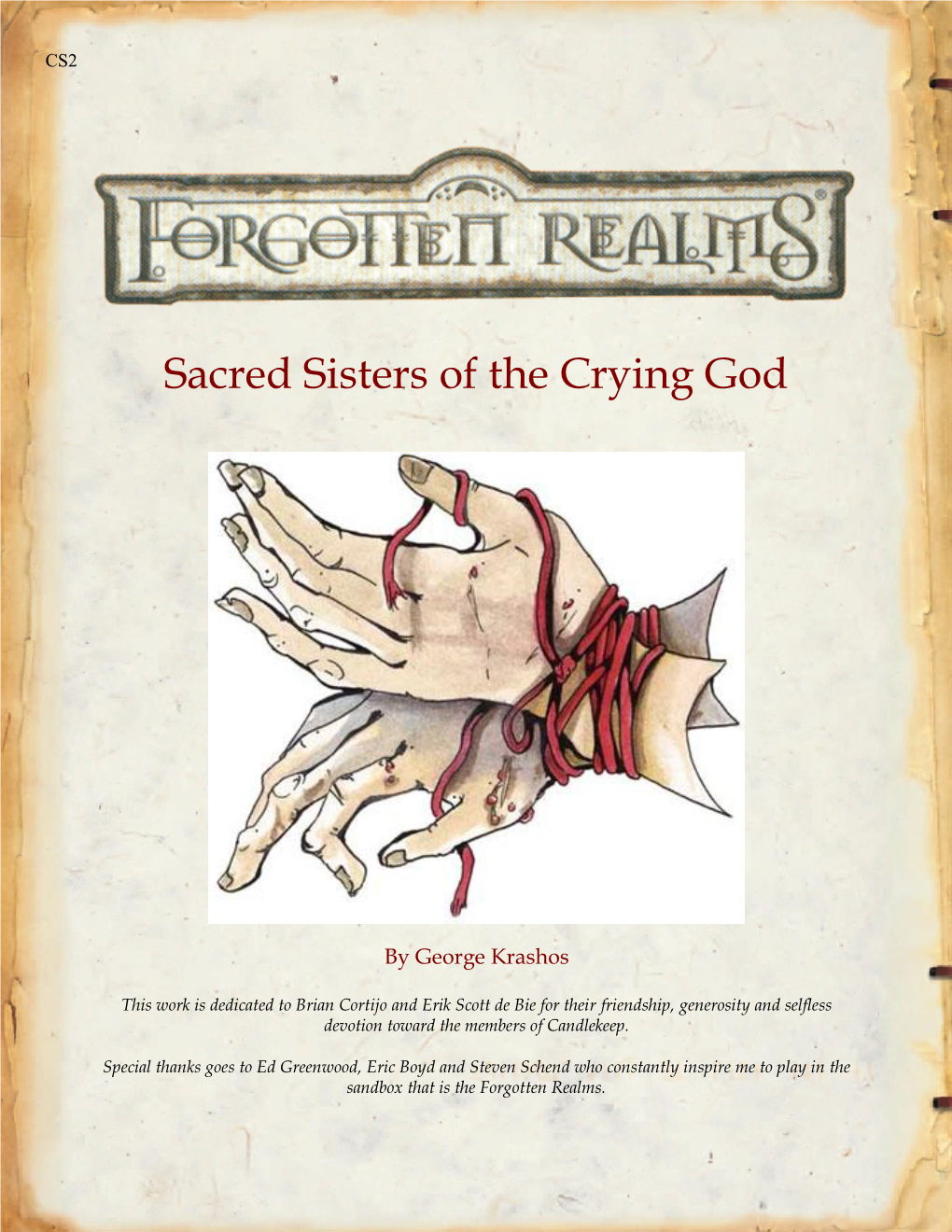 Sacred Sisters of the Crying God