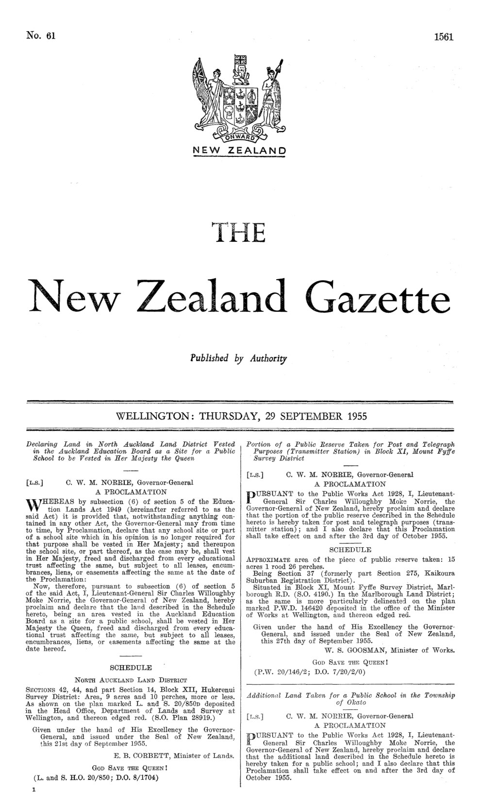 No 61, 29 September 1955, 1561