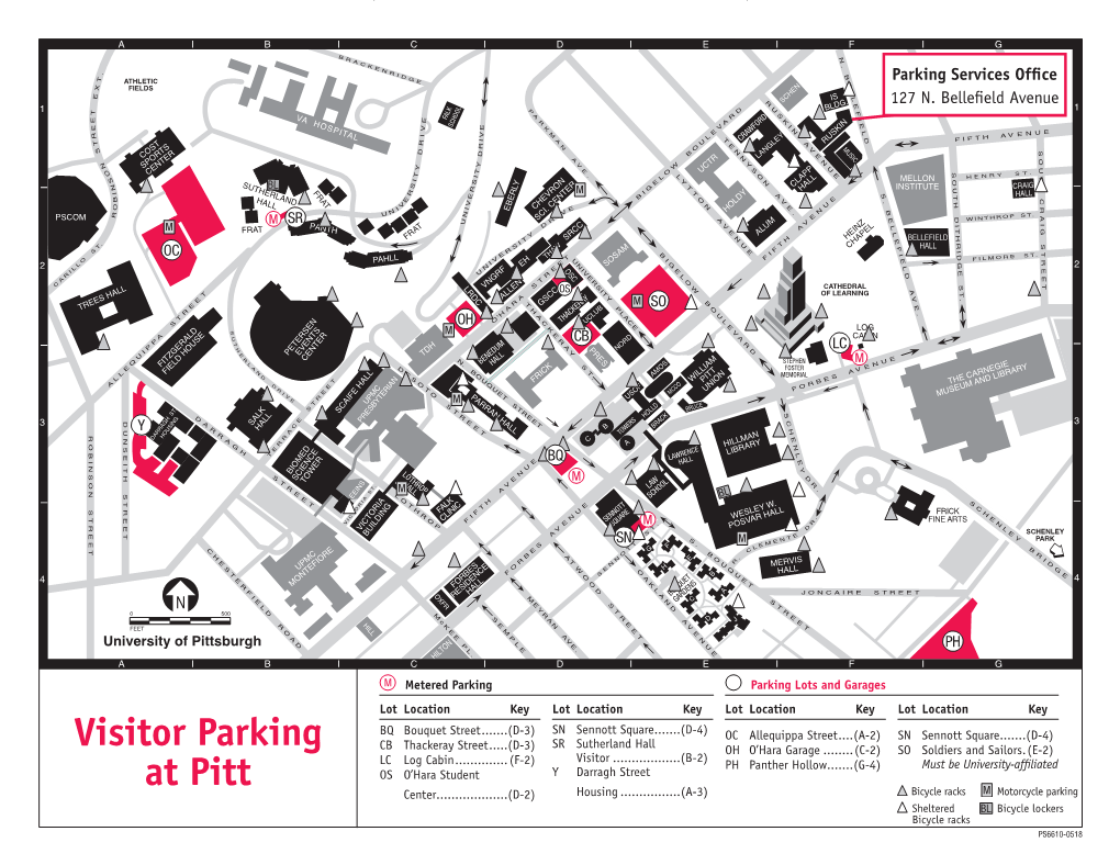 Visitor Parking at Pitt