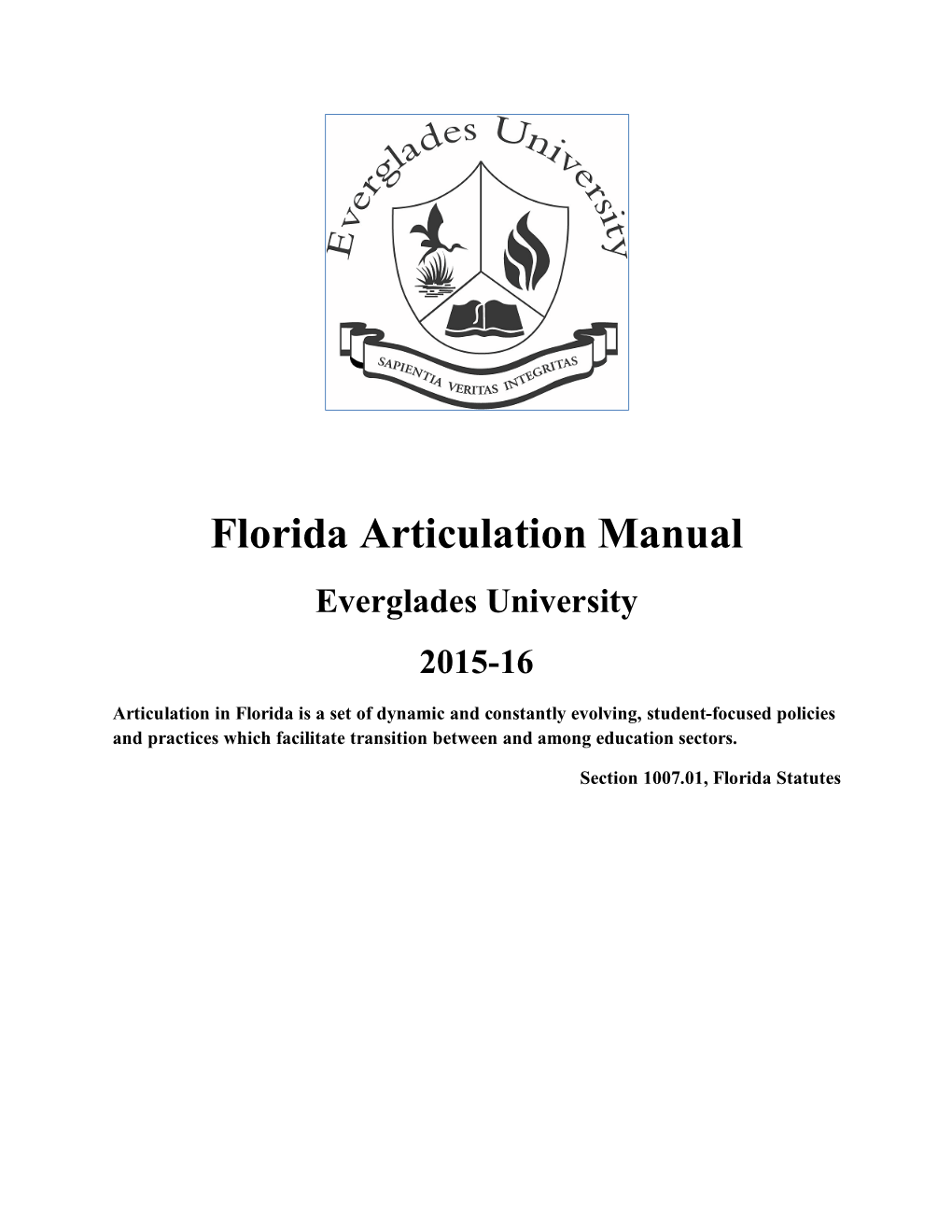 Everglades University 2015-16