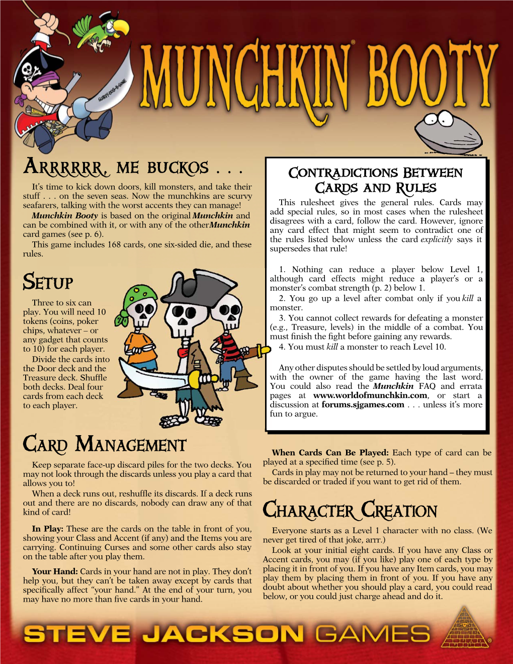 Munchkin Booty Rules