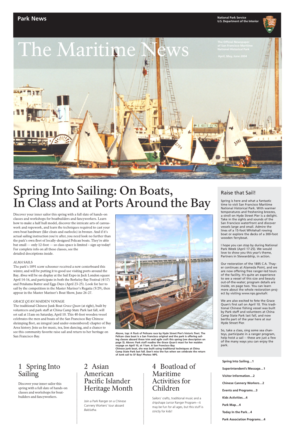 The Maritime News April, May, June 2004