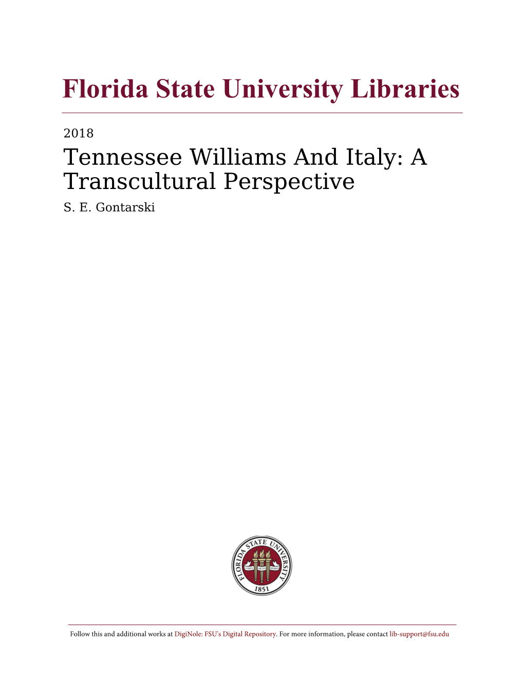 Florida State University Libraries