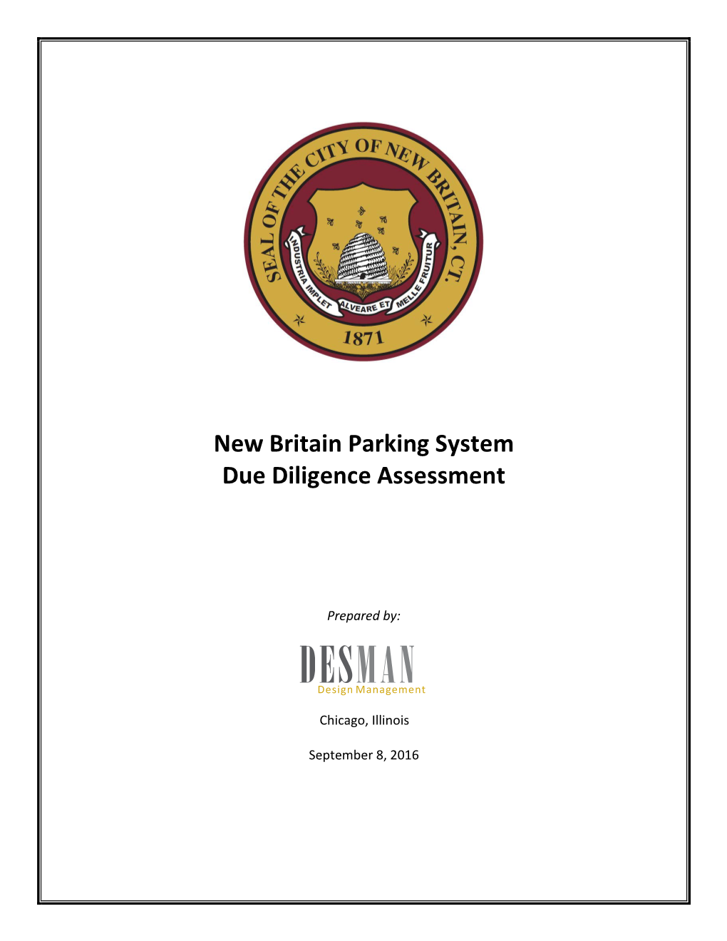 New Britain Parking System Due Diligence Assessment