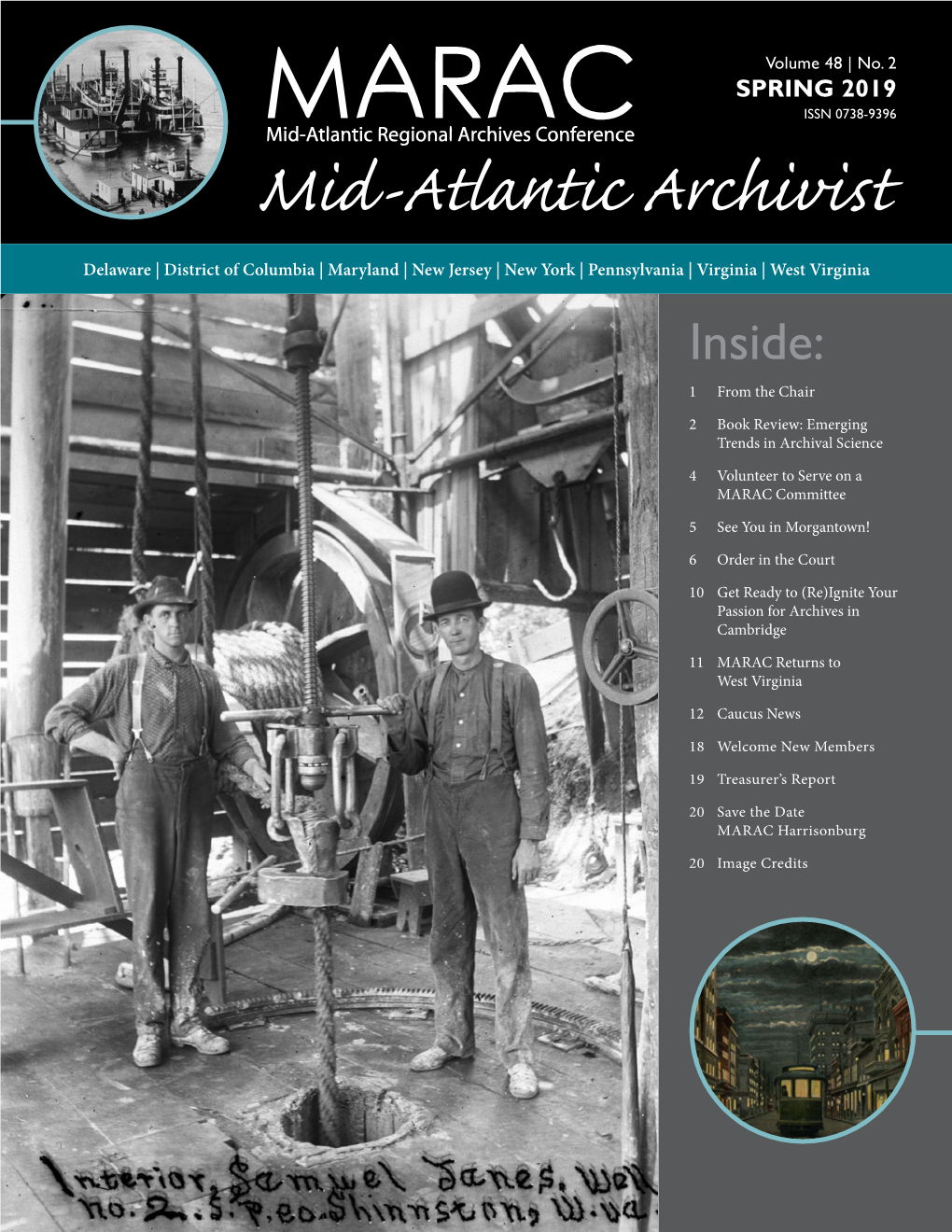 SPRING 2019 ISSN 0738-9396 Mid-Atlantic Archivist