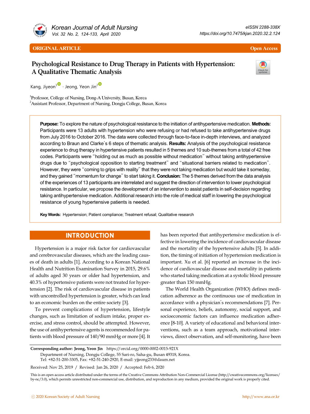 Psychological Resistance to Drug Therapy in Patients with Hypertension: a Qualitative Thematic Analysis