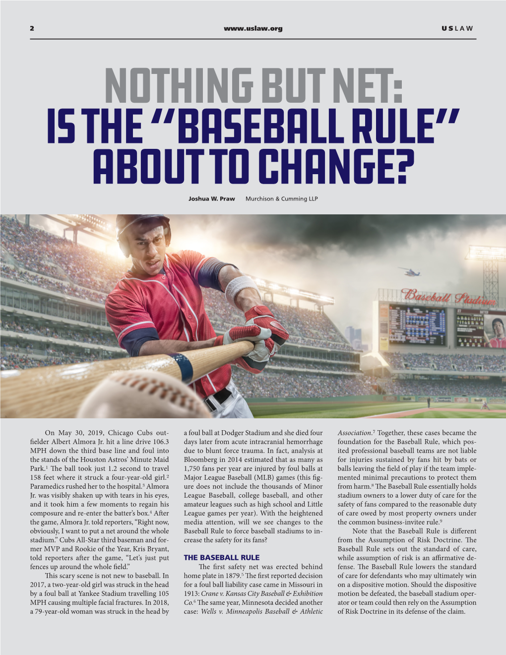 Baseball Rule” About to Change? Joshua W