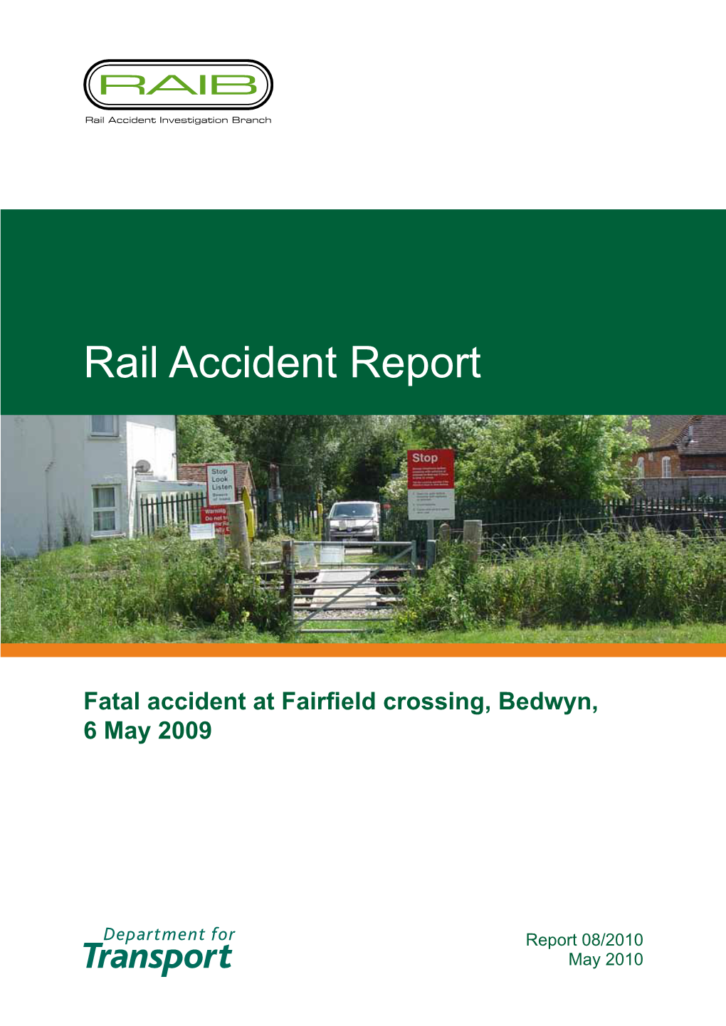 Rail Accident Report