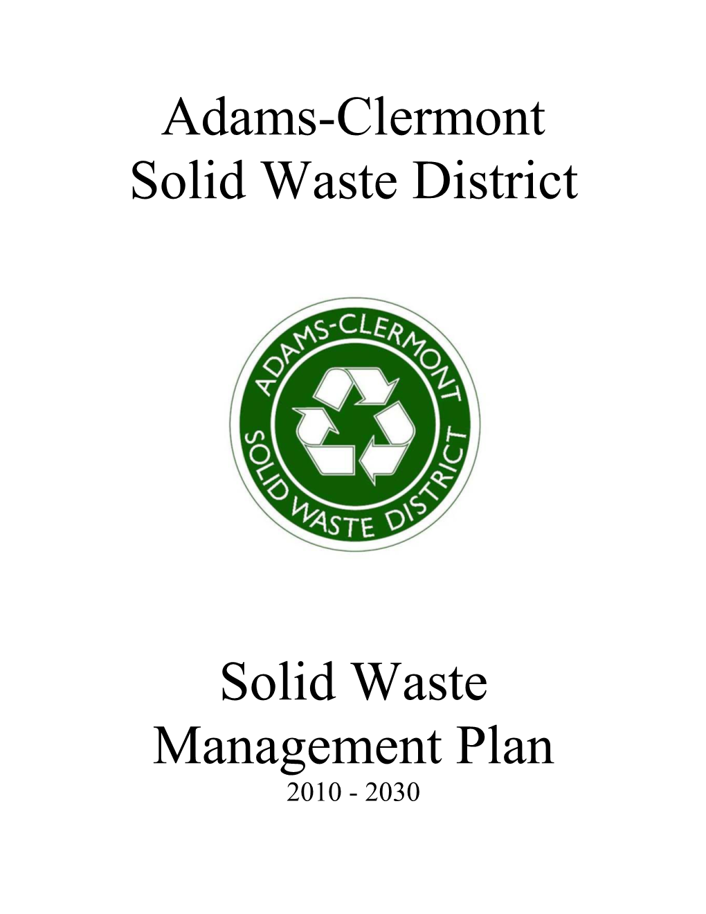 Adams-Clermont Solid Waste District