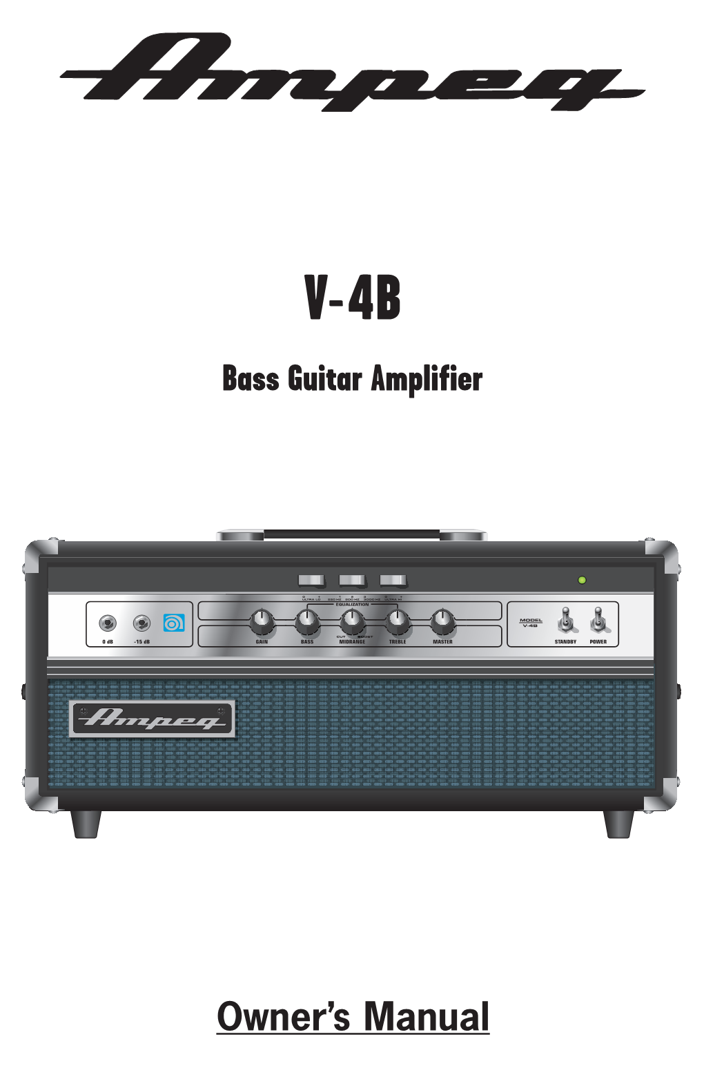 Owner's Manual Bass Guitar Amplifier