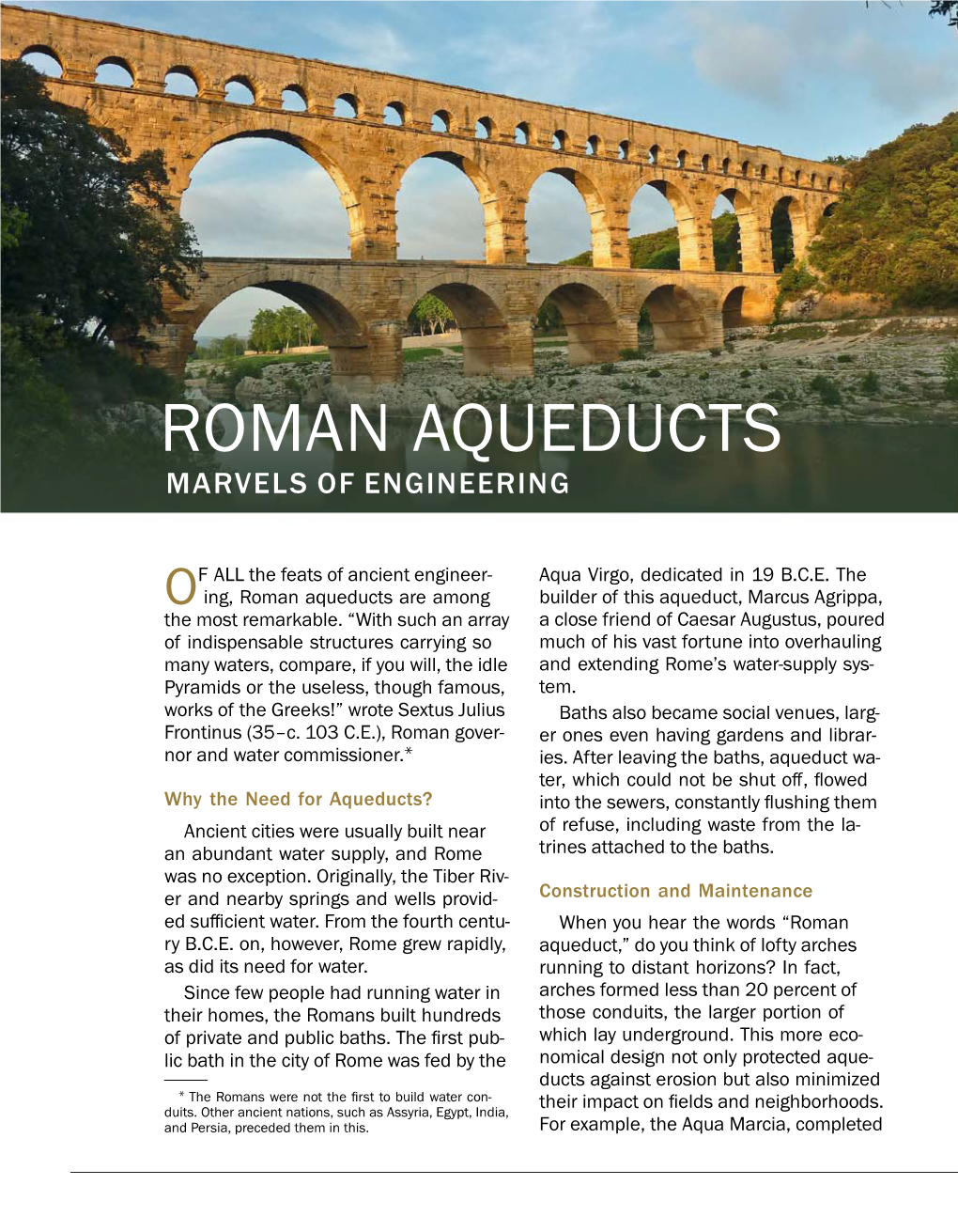 Roman Aqueducts Marvels of Engineering