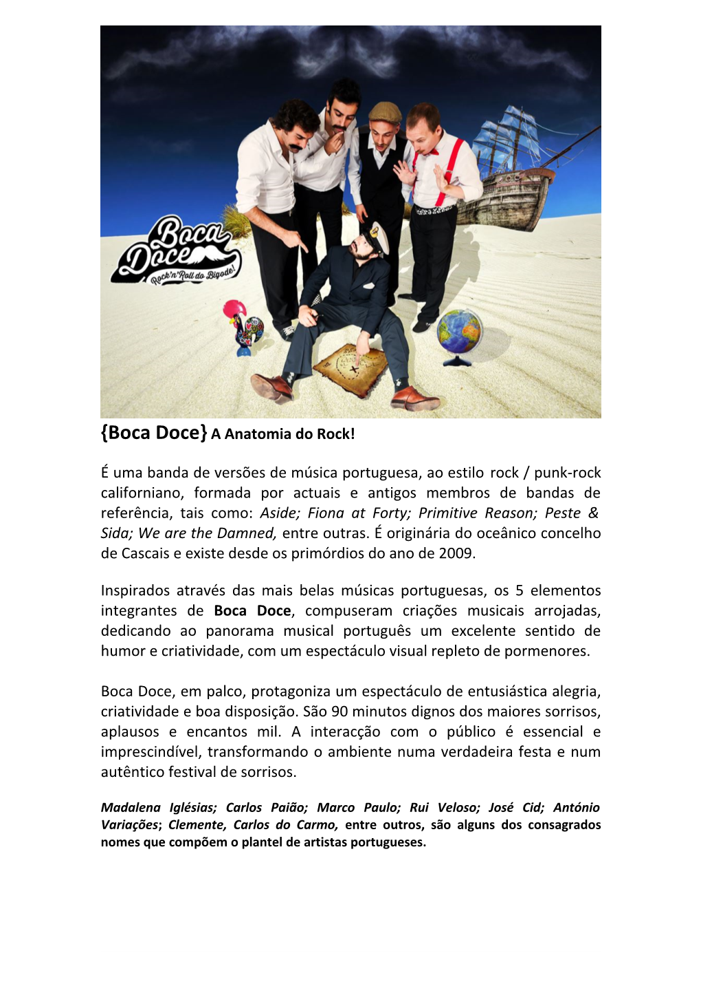 Boca Doce} a Anatomia Do Rock!