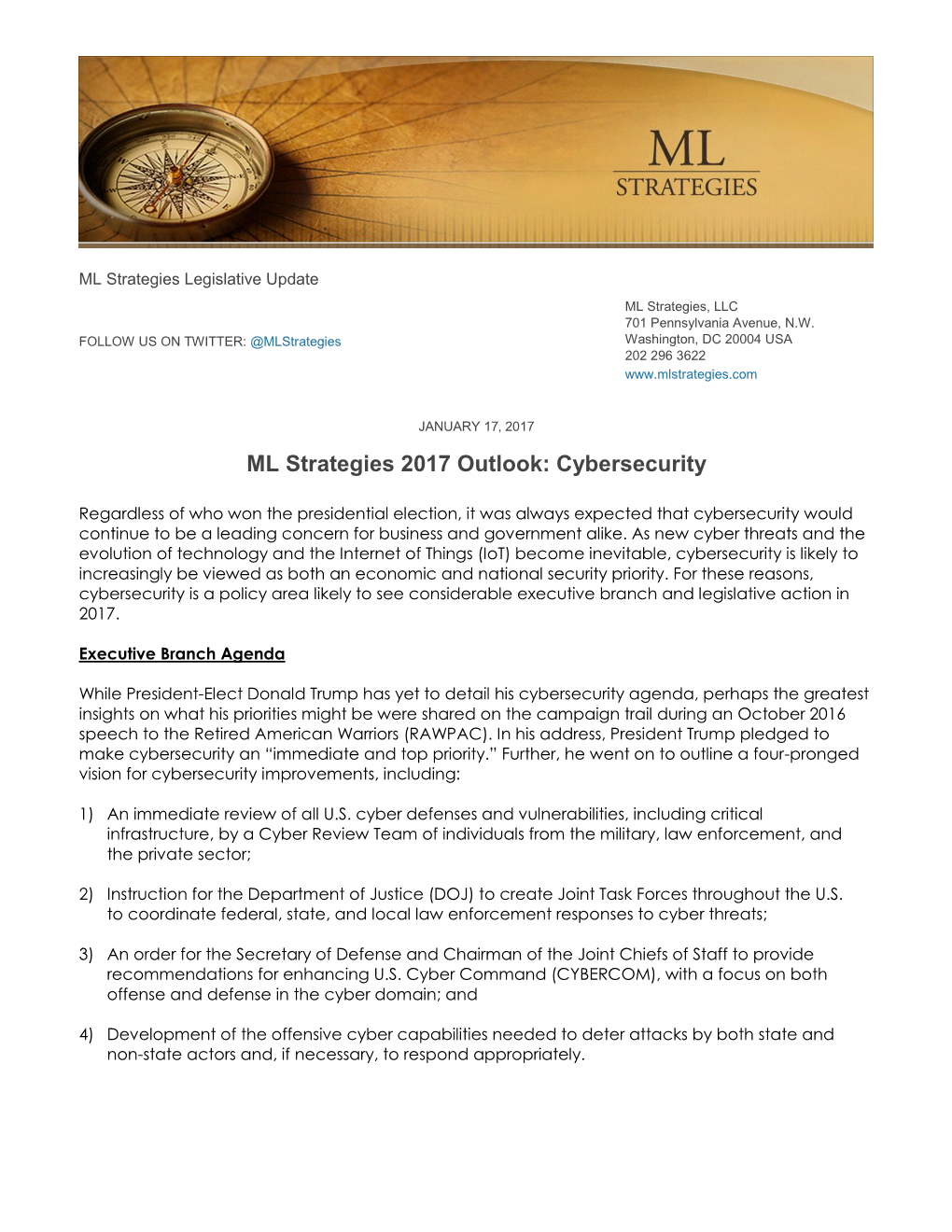 ML Strategies 2017 Outlook: Cybersecurity