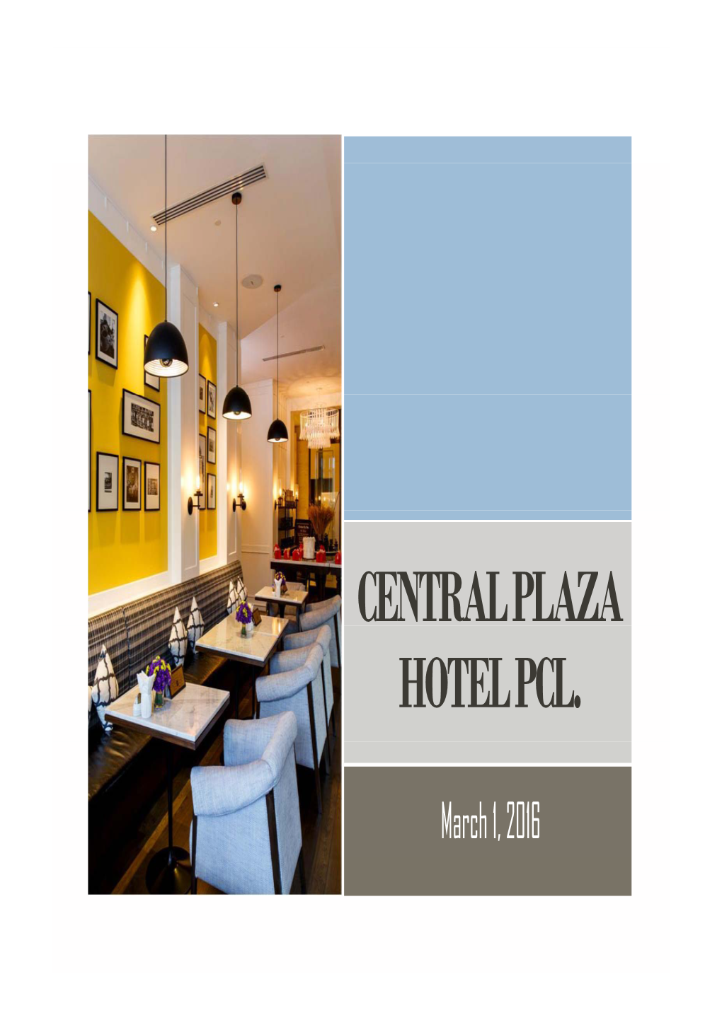 Central Plaza Hotel Pcl