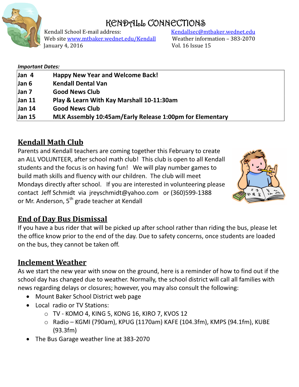 Kendall Connections