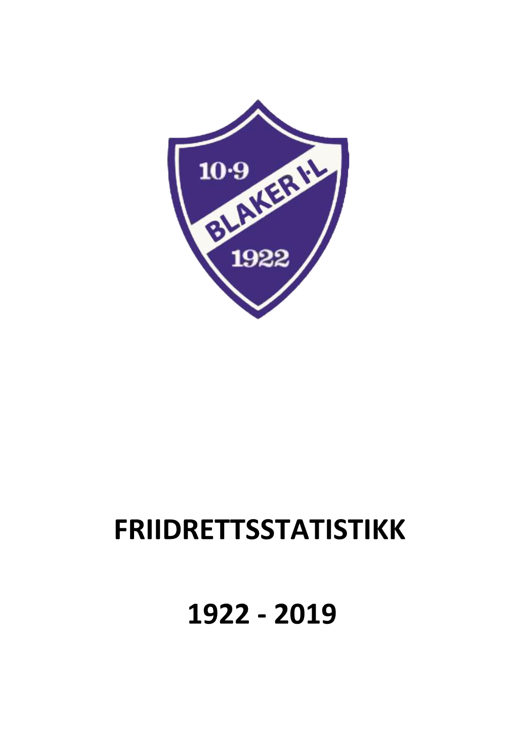 Friidrettsstatistikk 1922