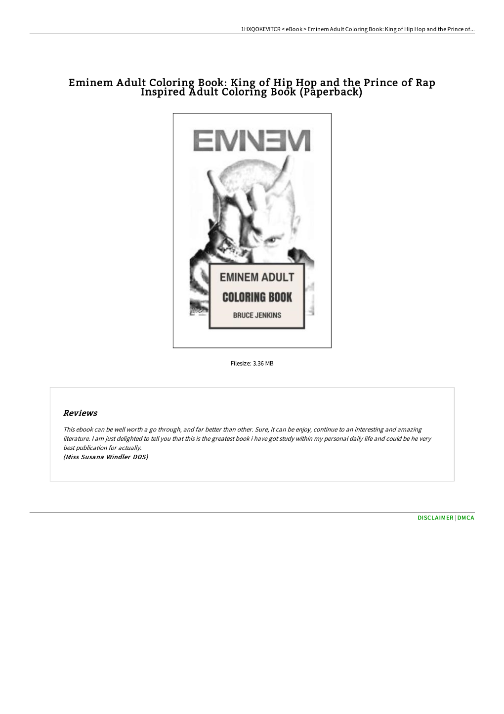 Find Ebook # Eminem Adult Coloring Book: King of Hip Hop and The