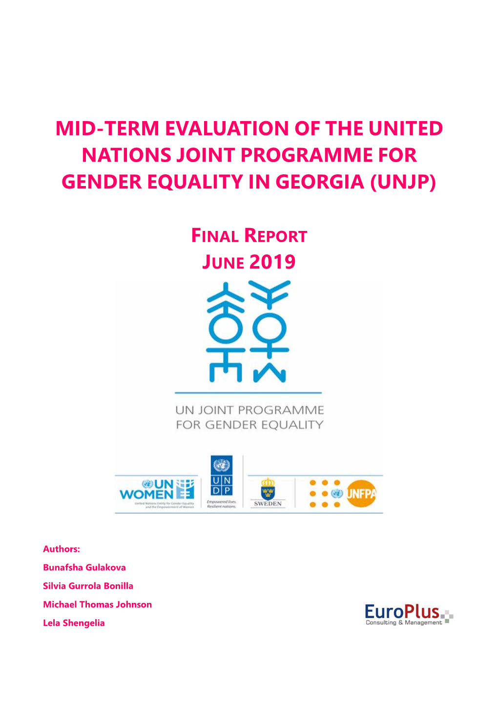 Evaluation Report-Mid-Term-JP Gender