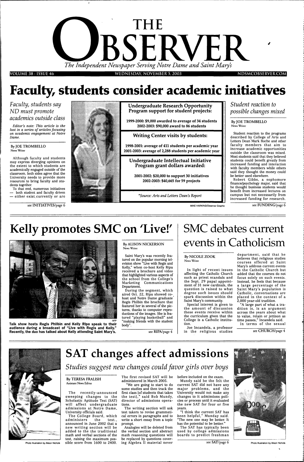 Faculty, Students Consider Academic Initiatives