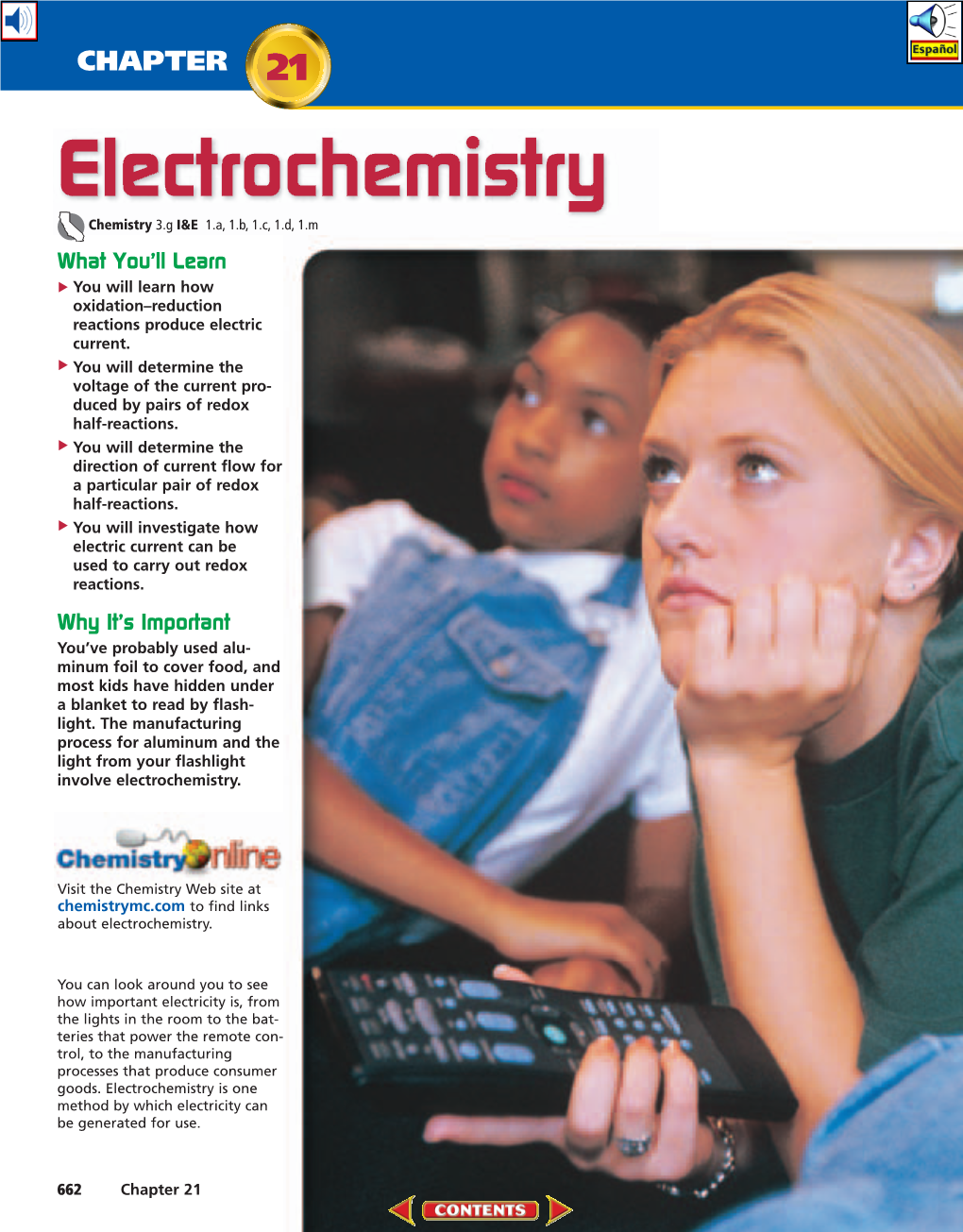 Chapter 21: Electrochemistry