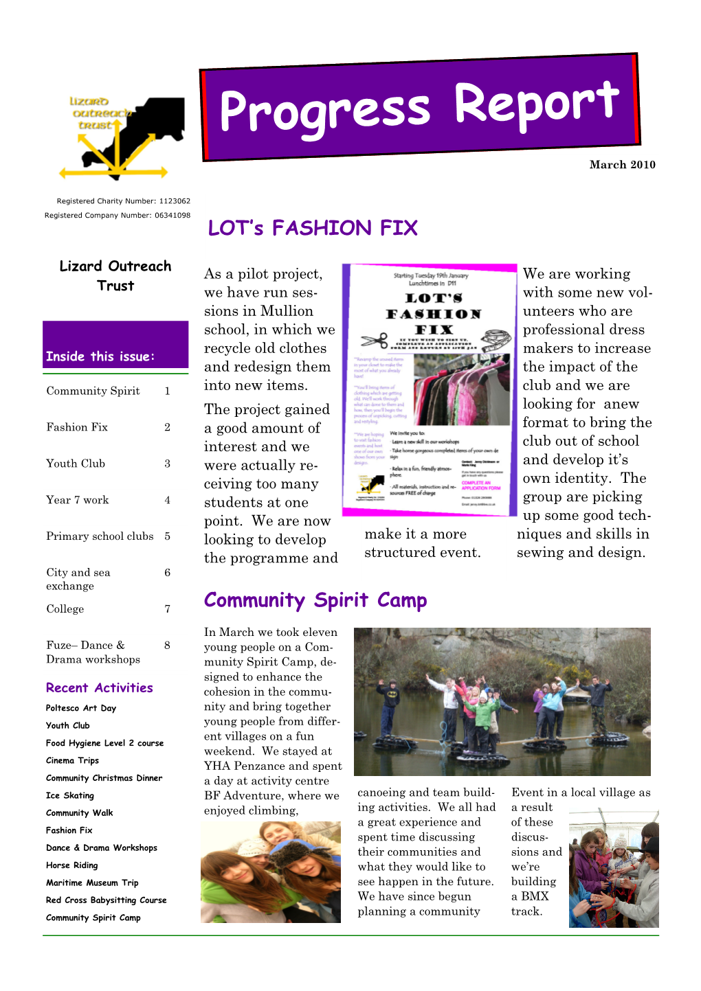 Progress Newsletter March 2010