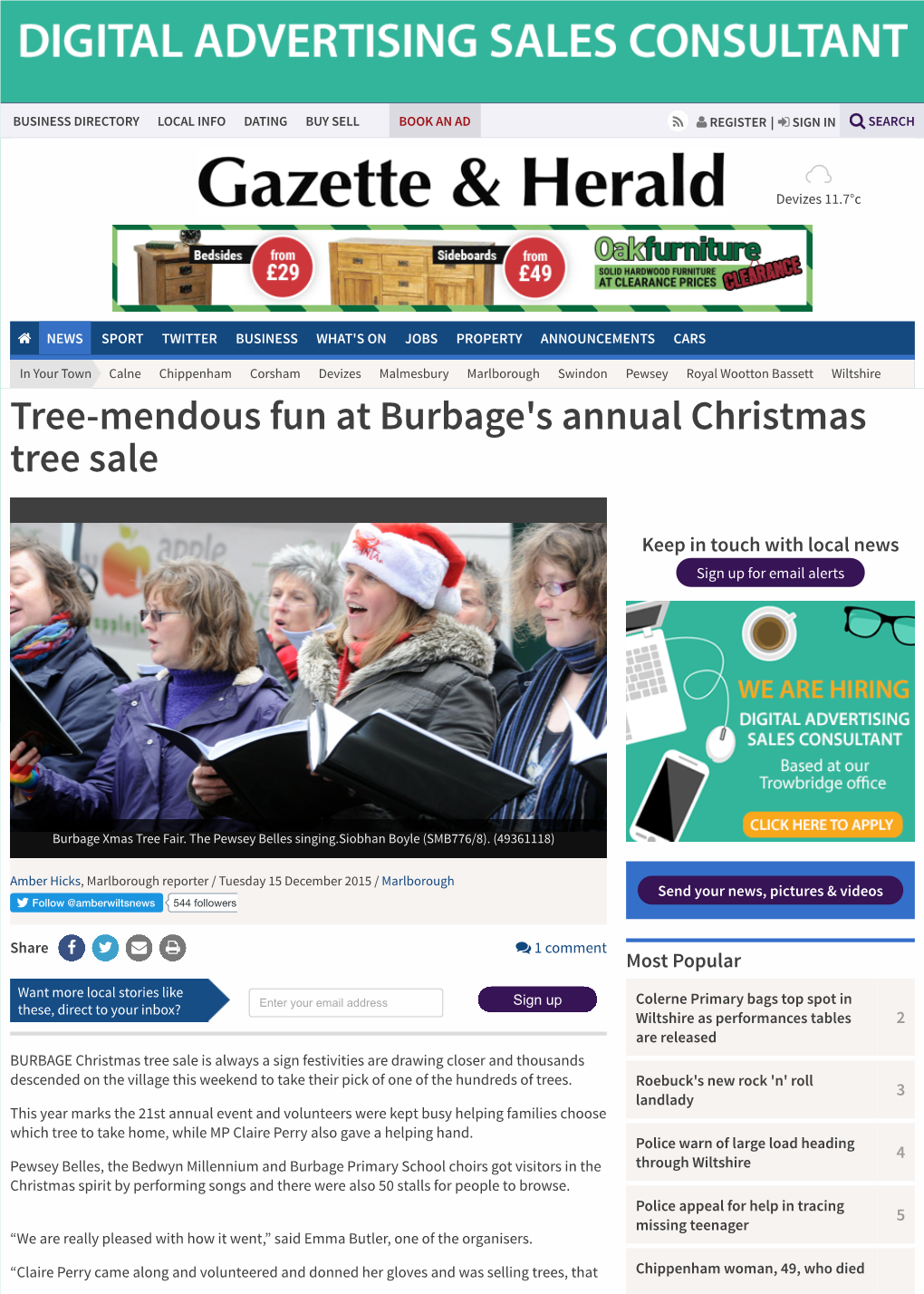 Tree-Mendous Fun at Burbage's Annual Christmas Tree Sale