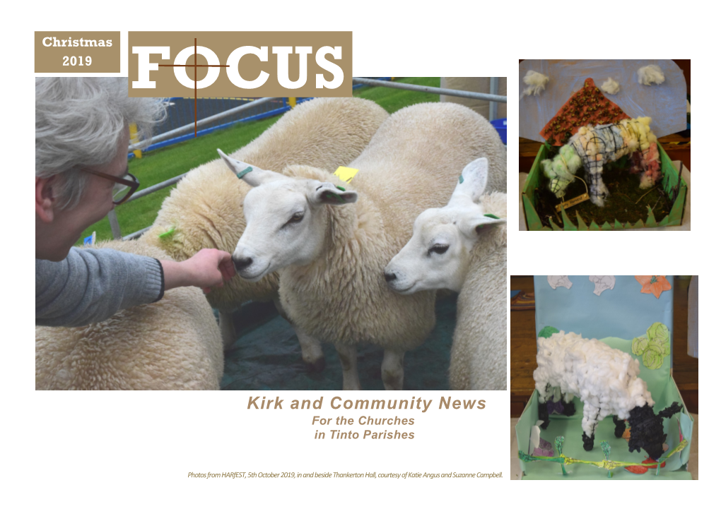 Kirk and Community News for the Churches in Tinto Parishes