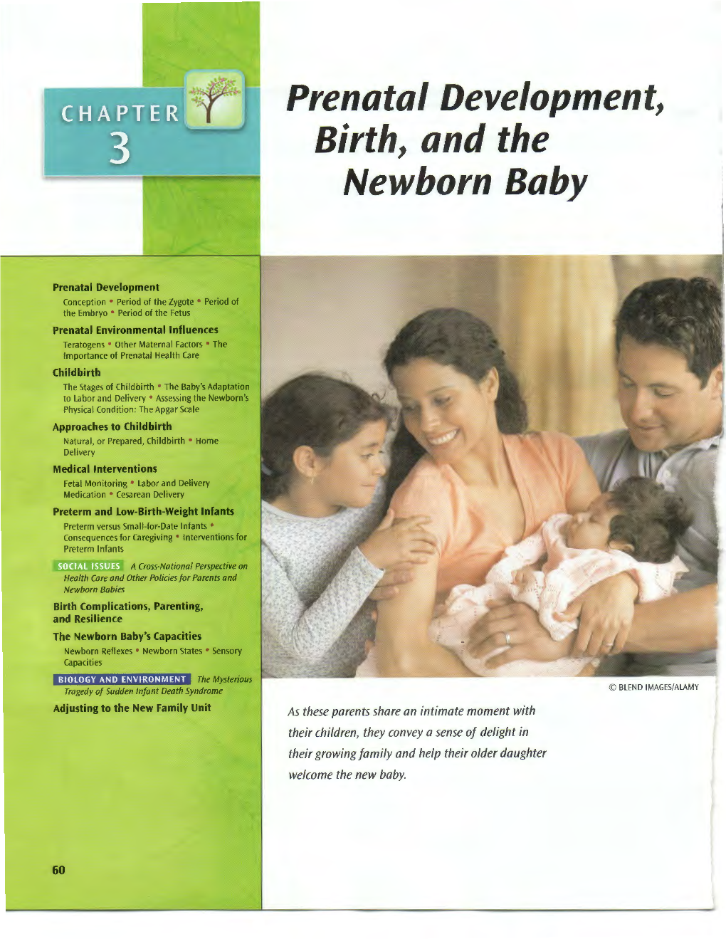 Prenatal Development, Birth, and the Newborn Baby