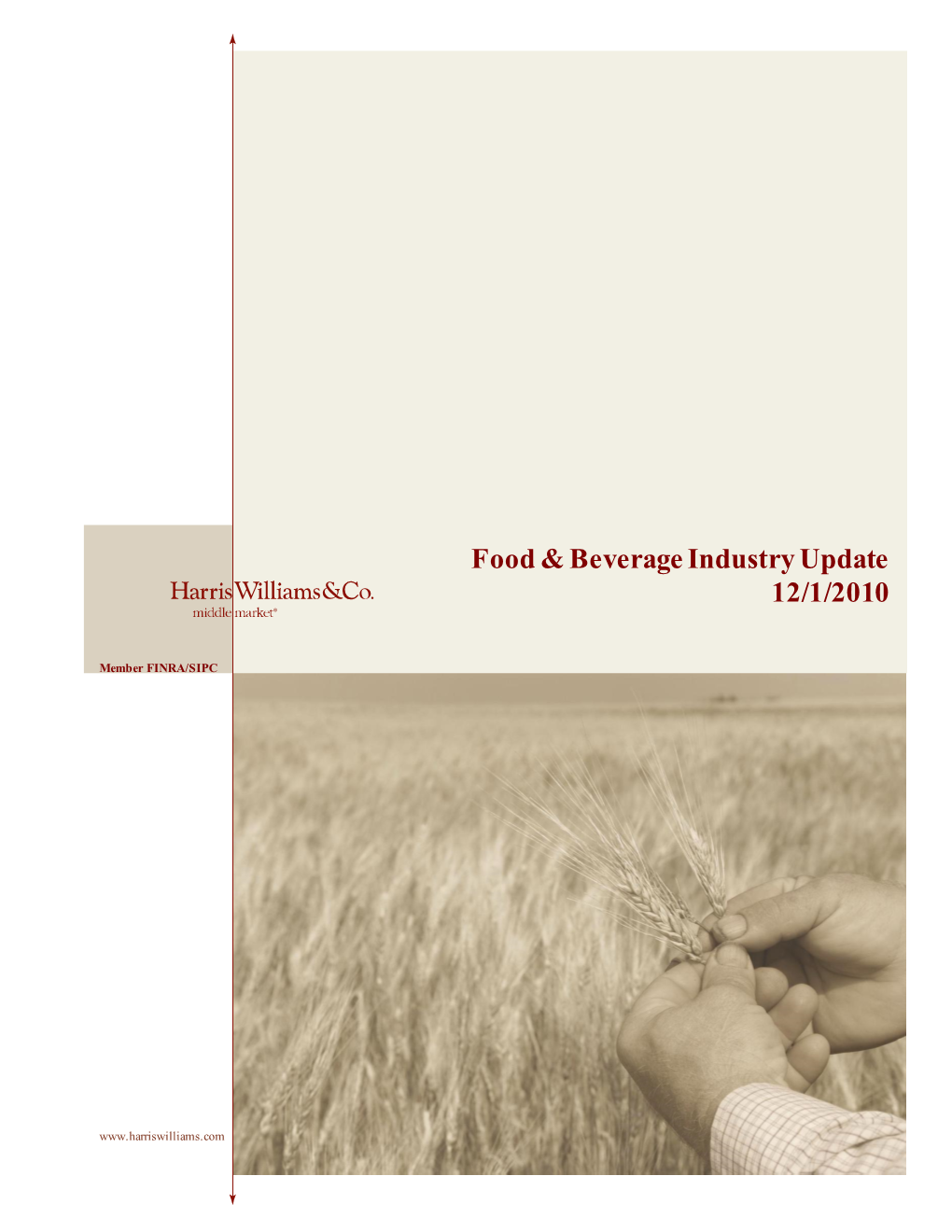 Food & Beverage Industry Update 12/1/2010