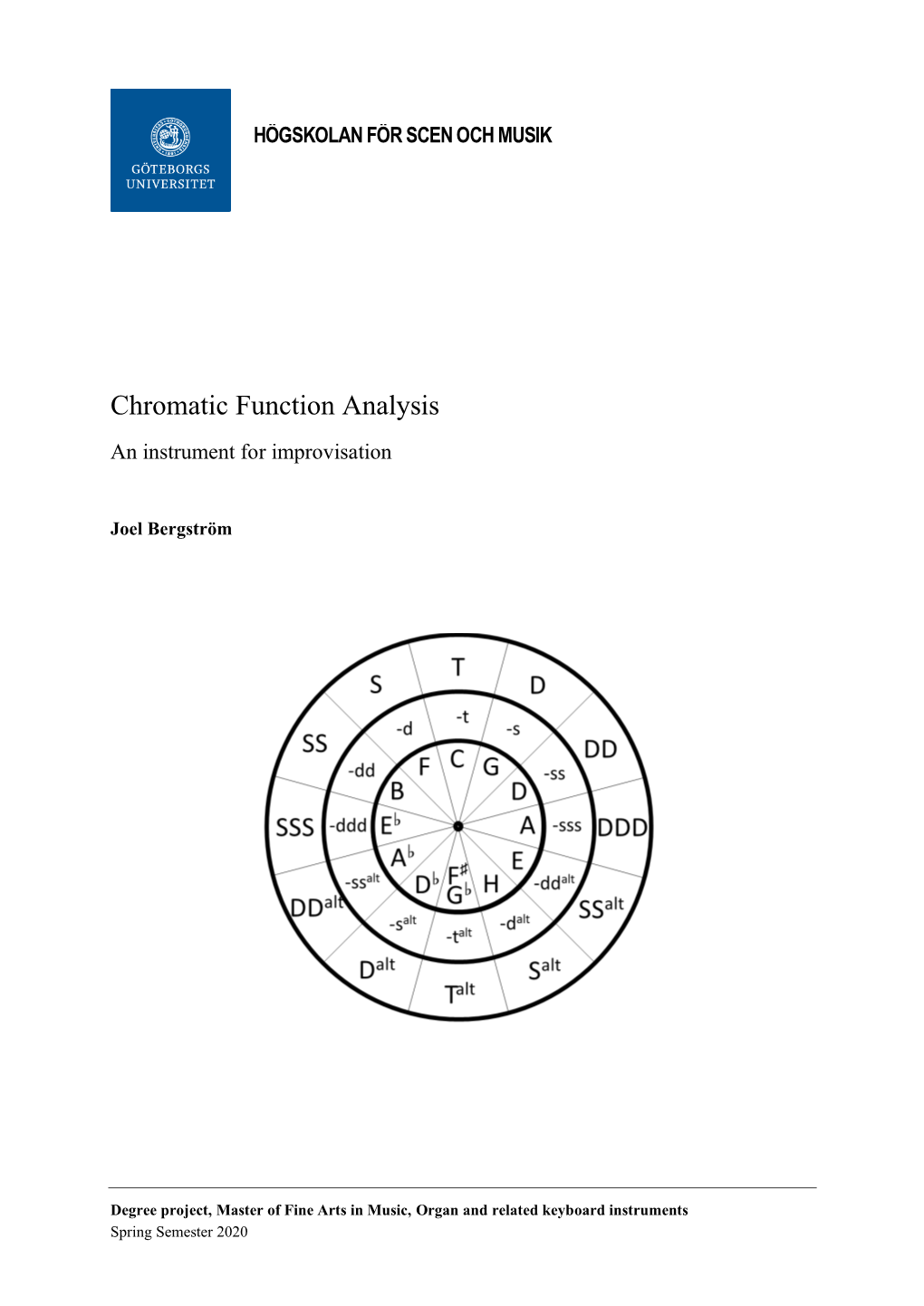 Chromatic Function Analysis an Instrument for Improvisation