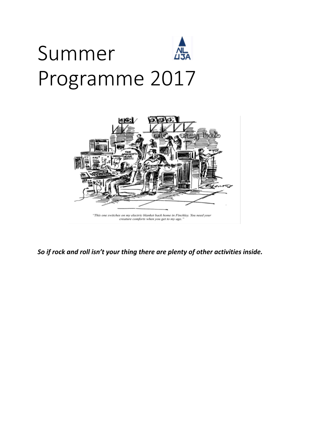 Summer Programme 2017