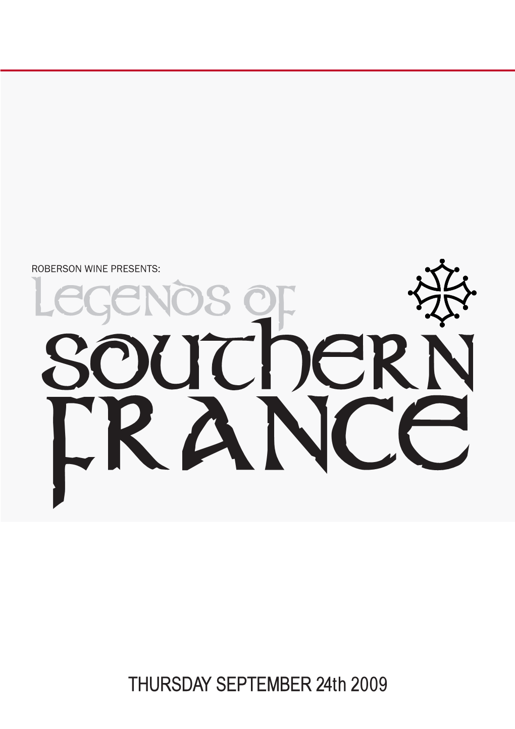 Legends of Southern France Wine Tasting