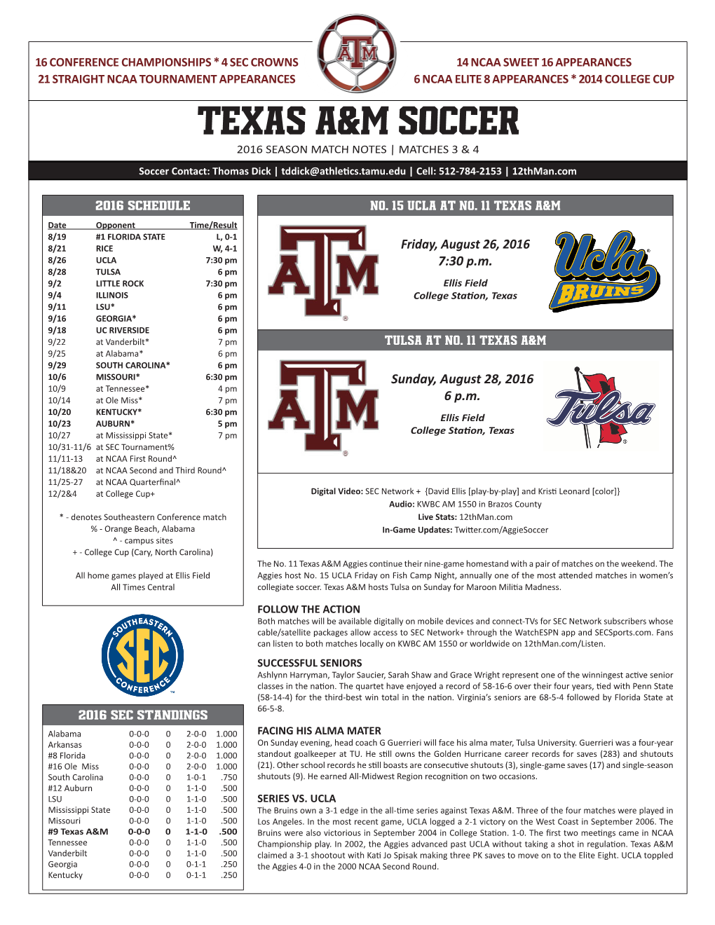 Texas A&M Soccer