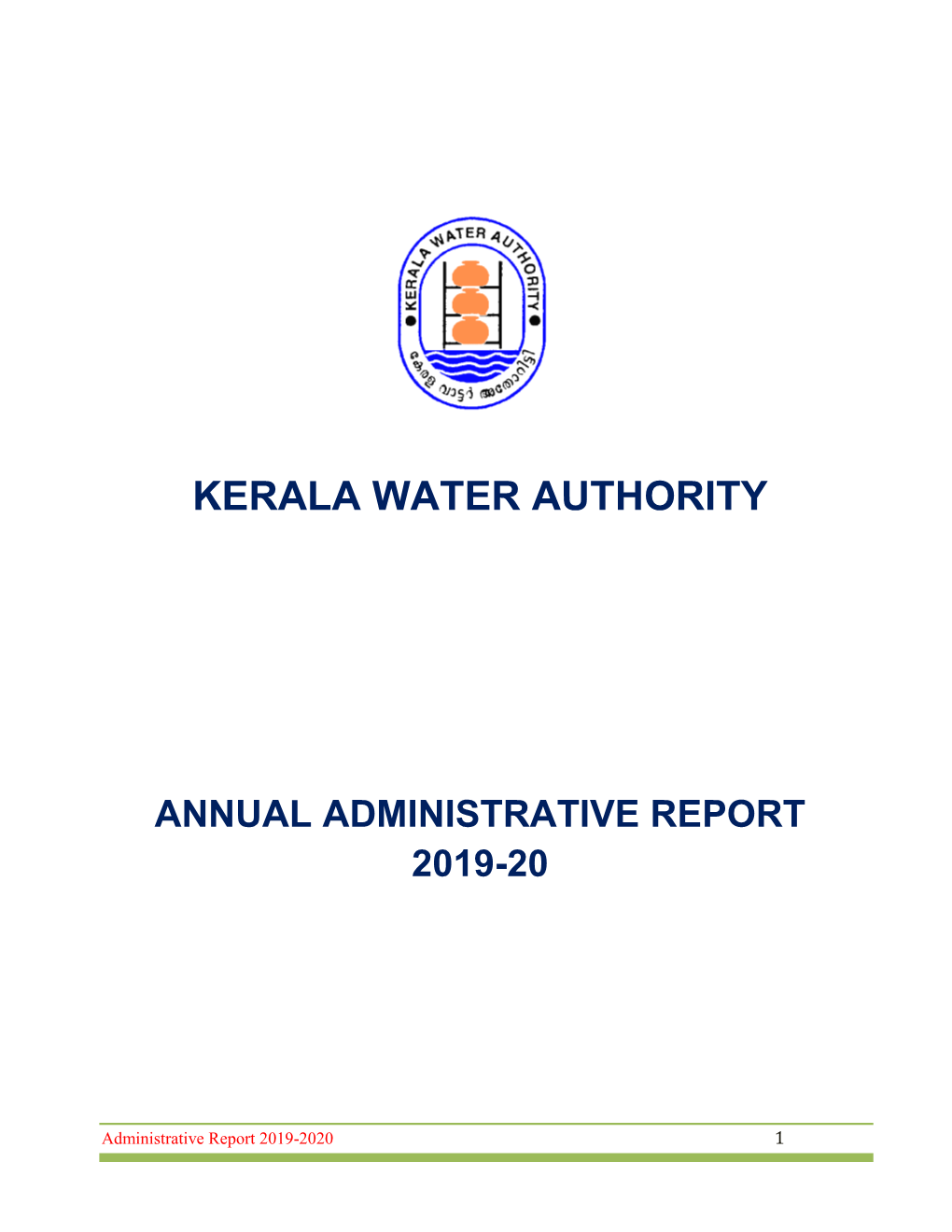 Annual Administrative Report 2019-20