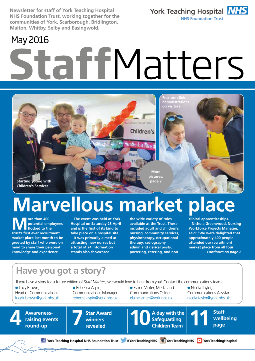 May 2016 Staffmatters