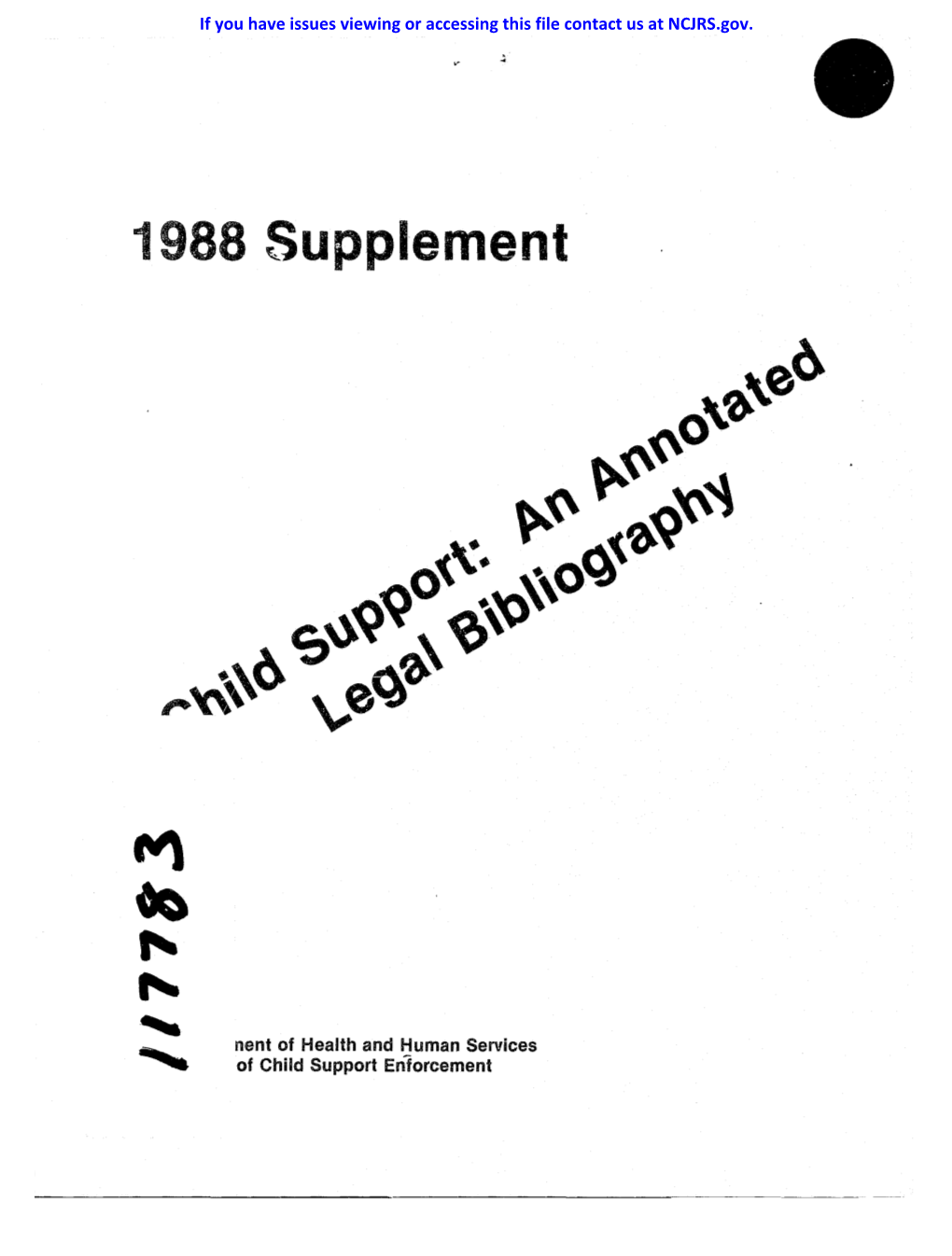 1988 Supplement