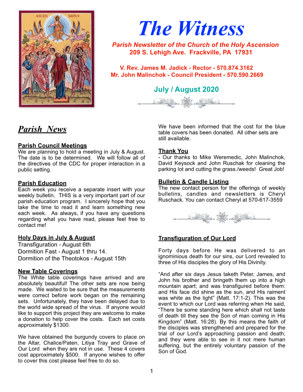 July/Aug Newsletter.2020.Pages