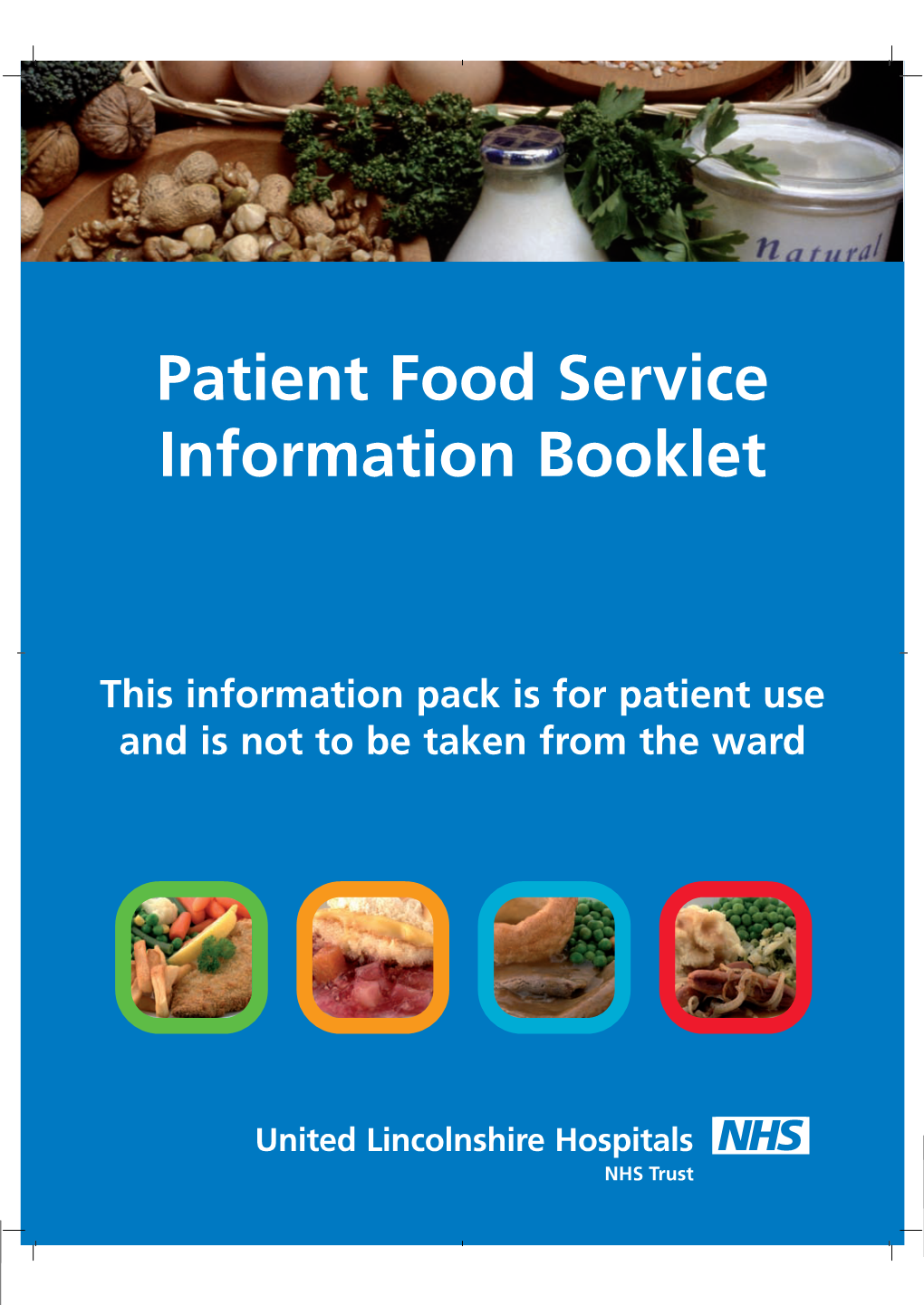 Patient Food Service Information Booklet