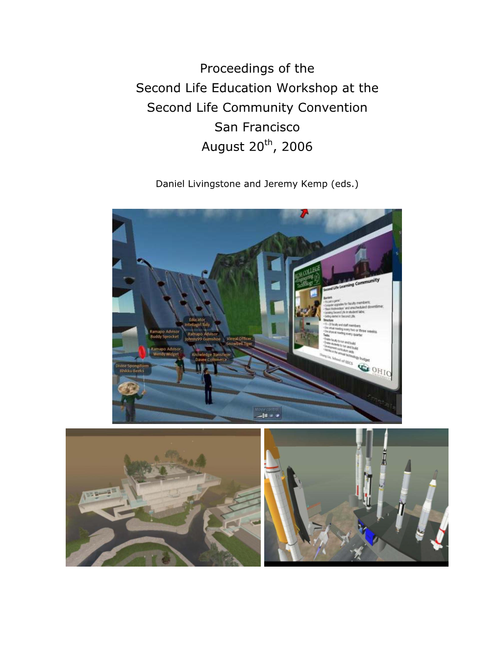 Putting a Second Life “Metaverse” Skin on Learning Management Systems