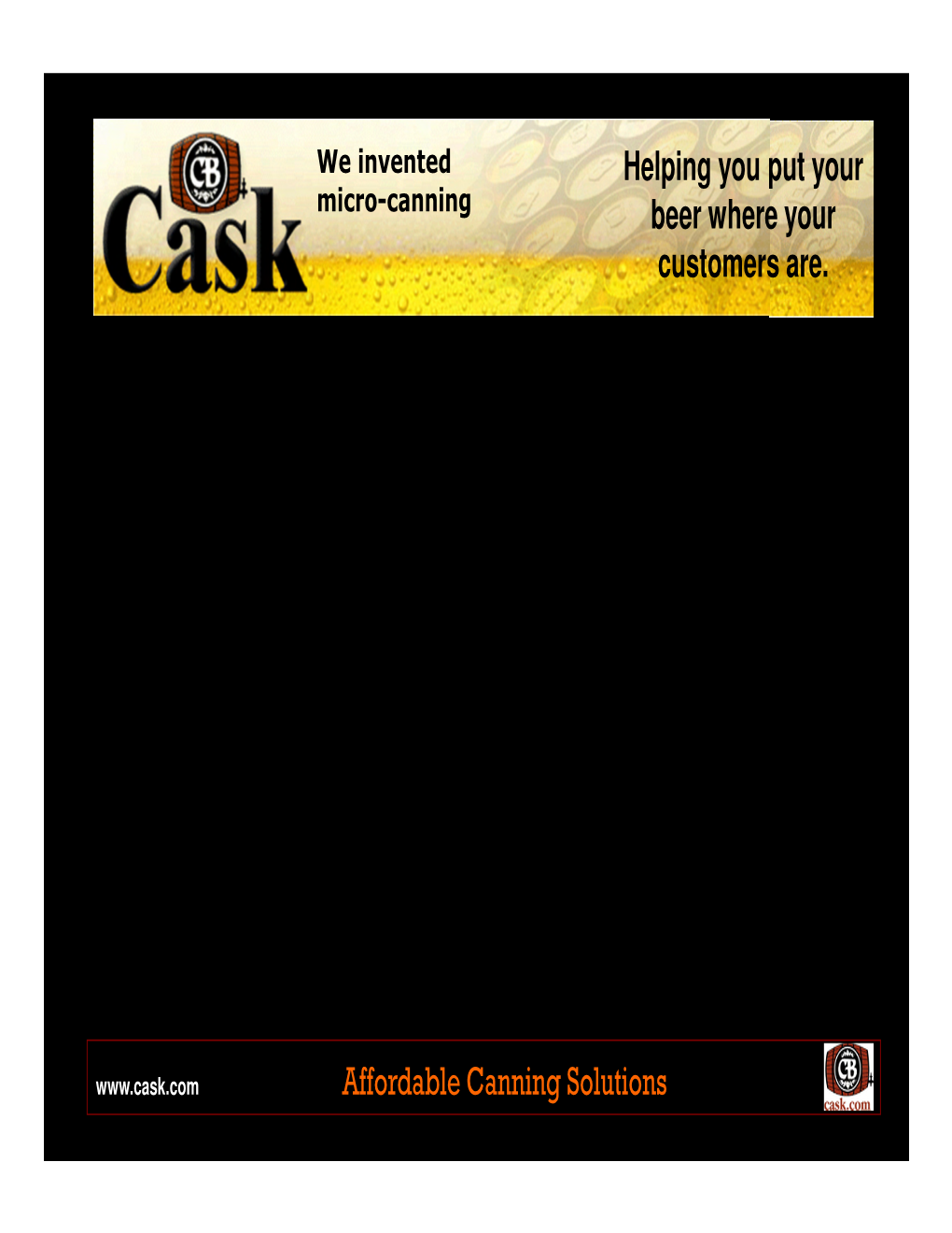 Welcome to Cask Brewing Systems