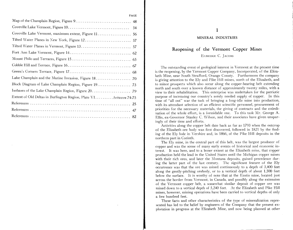 Reopening of the Vermont Copper Mines Fort Ann Lake Vermont, Figure 14