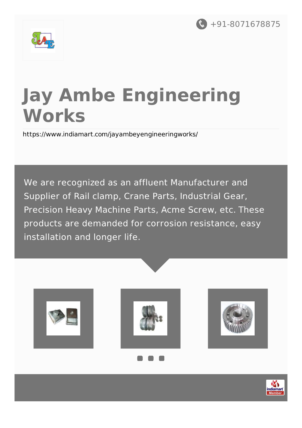 Jay Ambe Engineering Works